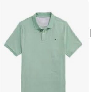 Vineyard Vines Green Polo Shirt Short Sleeve Classic